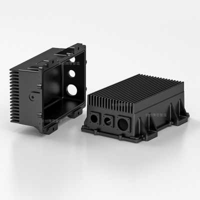 电动汽车DCDC控制盒铝合金压铸件_高散热轻量化壳体定制